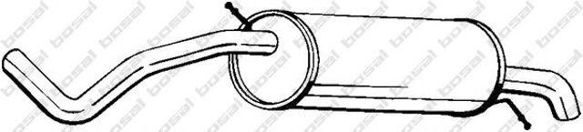 Вихлоп 278233 BOSAL