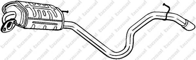 Вихлоп 280147 BOSAL