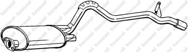 Вихлоп 283605 BOSAL