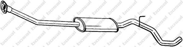 Вихлопна труба 286277 BOSAL