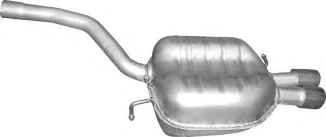 Глушник задній 3054 POLMOSTROW