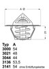 Термостат впускного колектора 313688D50 WAHLER