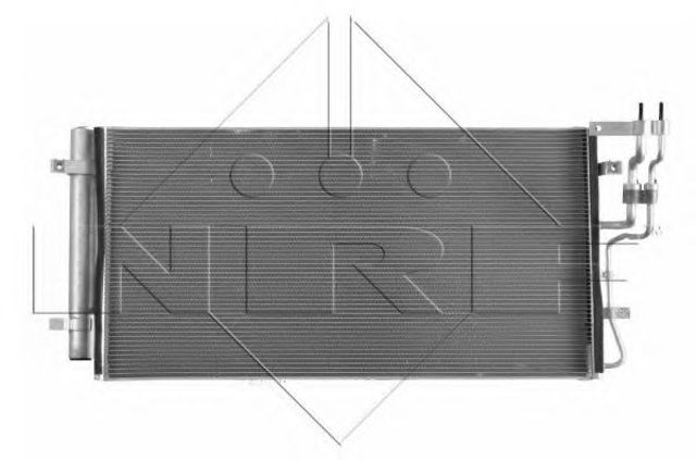Радіатор охолодження кондиціонера 350009 NRF