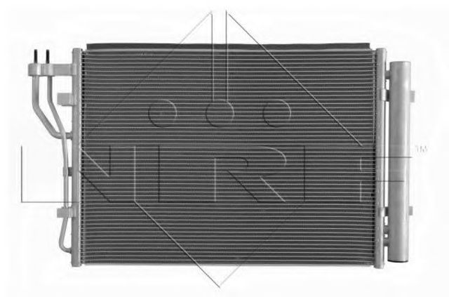 Трубопроводи і радіатор кондиціонера 350013 NRF