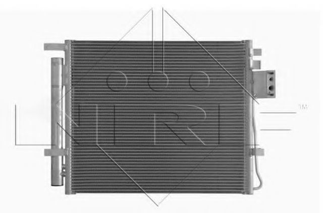 Радіатор системи охолодження кондиціонера 350021 NRF
