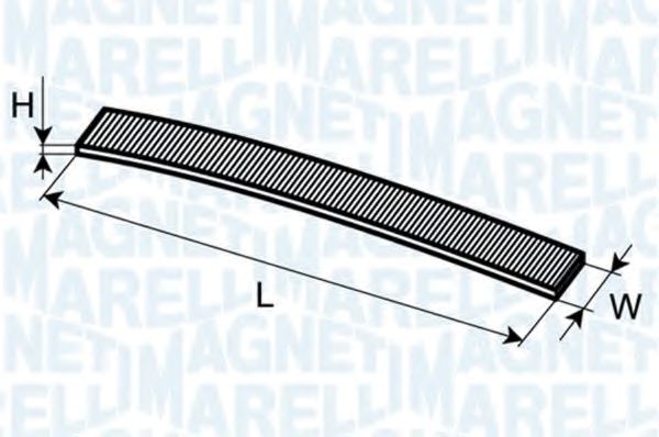 Magneti marelli bmw фільтр повітр. салону 1-serie (e87) 04-, 3-serie(e90) 05- 350203062080