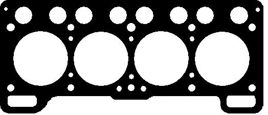 Прокладка головки блоку renault 1.2/1.4 c1g/c1j/c2j/c3j 1.27mm (вир-во elring) 352072