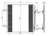 Радіатор системи охолодження кондиціонера 35781 NRF