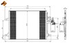 Радіатор системи охолодження кондиціонера 35930 NRF