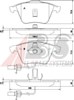 Колодки гальмівні передні, дискові 37425 ABS