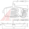 Колодки гальмівні передні, дискові 37430 ABS