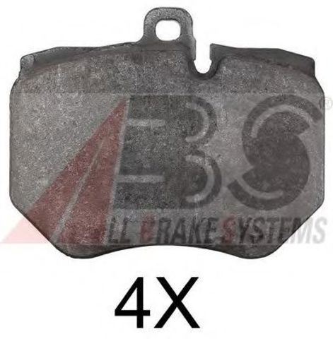 Колодки гальмівні передні, дискові 37740 ABS