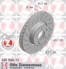Диск гальмівний передній 400366452 ZIMMERMANN
