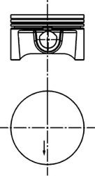 Поршень в зборі 40388600 KOLBENSCHMIDT