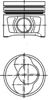 Поршень в зборі 40409600 KOLBENSCHMIDT