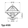 Автомобільний термостат 410579D WAHLER