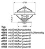 Фланець термостата 412287D WAHLER