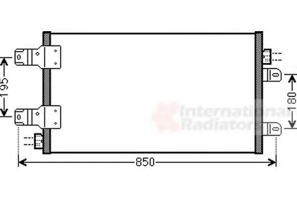 Радиатор кондиционера master3 25dci 06- (пр-во van wezel) 43005443