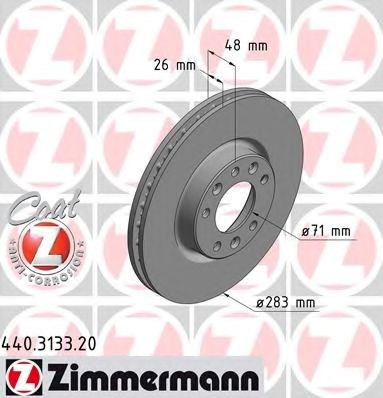 Ротор гальмівний 440313320 ZIMMERMANN