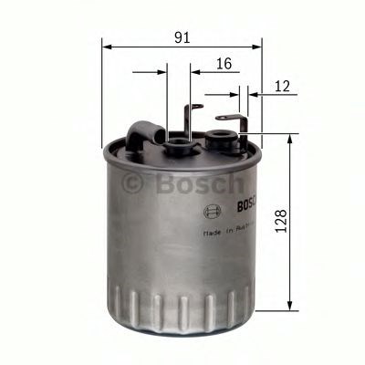Bosch n5930 h=127mm фільтр паливний диз, db cdi: sprinter 2,2/2,7 00-, vito 2,2 99-, vaneo 1,7 98- 450905930
