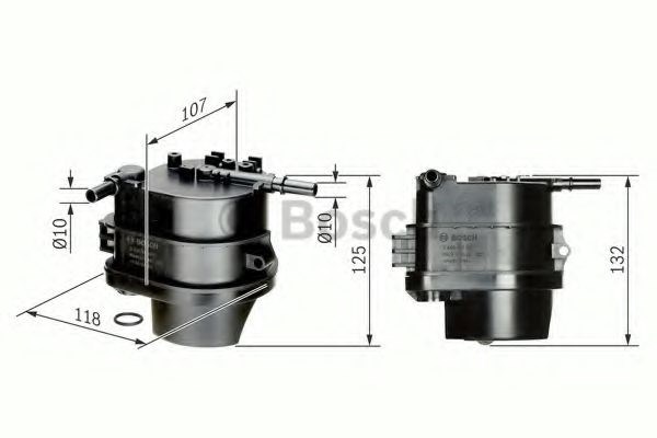 Фільтр паливний диз ford/psa 1.4hdi 450907007