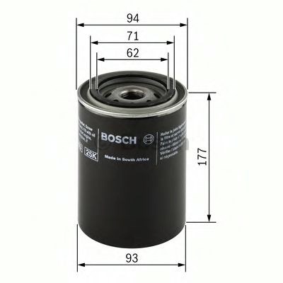 Bosch p3001/1 фільтр масляний 451203001