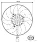 Вентилятор системи охолодження правий 47395 NRF