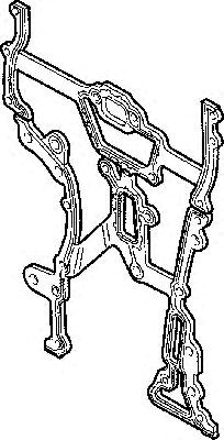 Прокладка передньої кришки двигуна opel/suzuki astra f,astra h,combo 1,0-1,2-1,4 98- 476790