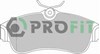 Колодки передні 50000604 PROFIT