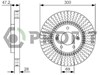 Диск гальмівний передній 50101630 PROFIT