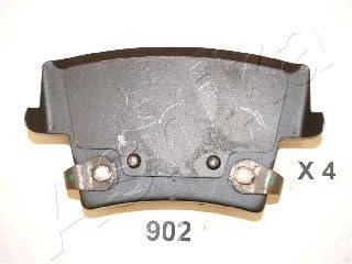 Колодки гальмівні задні дискові chrysler 300 (вир-во ashika) 5109902