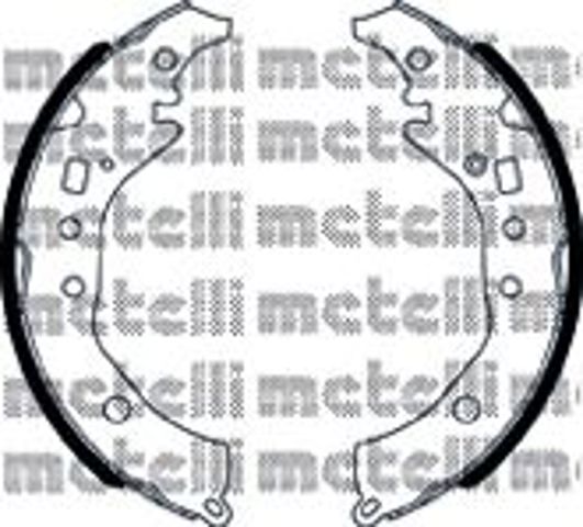 Колодки гальмівні задні, барабанні 530517 METELLI