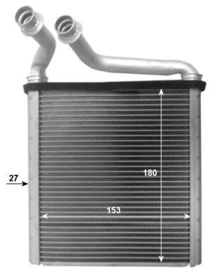Радиатор отопителя 54205