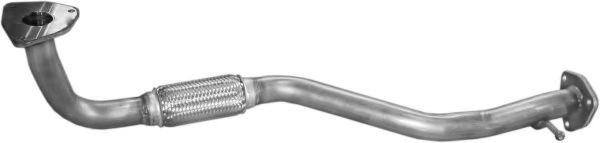 Труба передня daewoo lanos (ое 96352212)(ст. зраз.) (вир-во polmostrow) 550