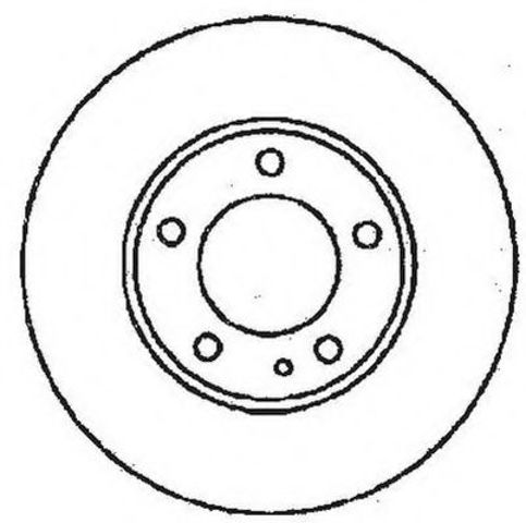 Диск переднього гальма 561550JC BENDIX