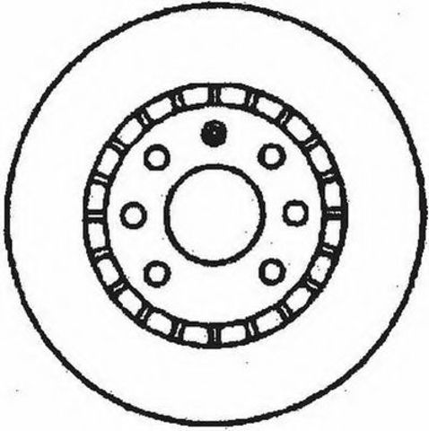 Гальмівний диск передній opel omega a, b, senator b / vauxhall 561730JC