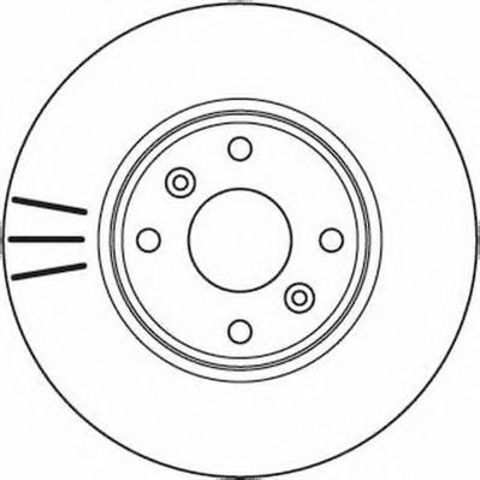 Гальмо дискове переднє 562103JC BENDIX