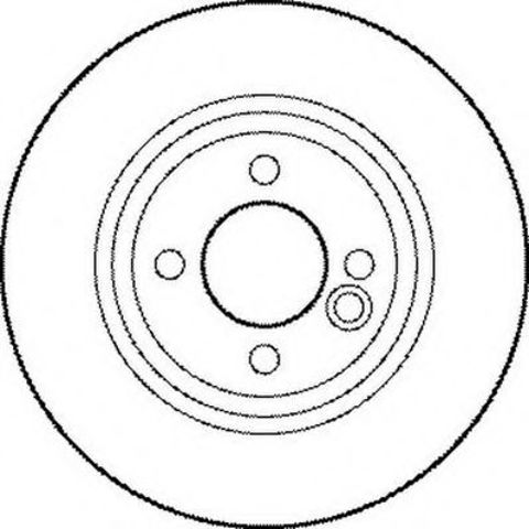 Гальмо дискове переднє 562139JC BENDIX