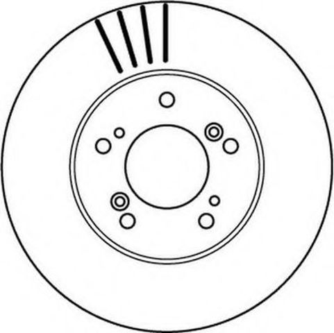 Гальмо дискове переднє 562143JC BENDIX