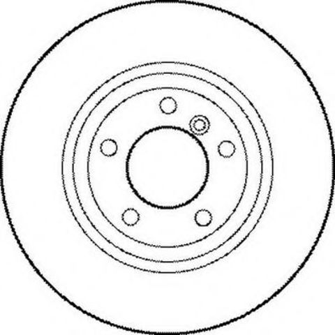 Гальмівний диск передній  bmw 3-series, z4 562188JC
