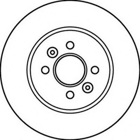 Диск заднього гальма 562201JC BENDIX