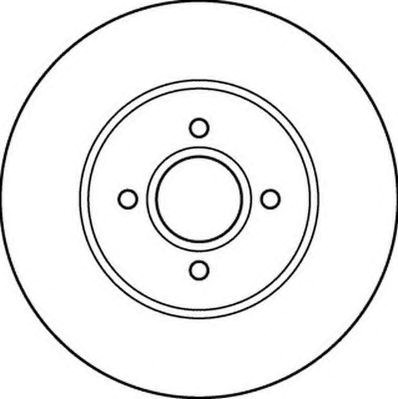 Гальмо дискове переднє 562206JC BENDIX
