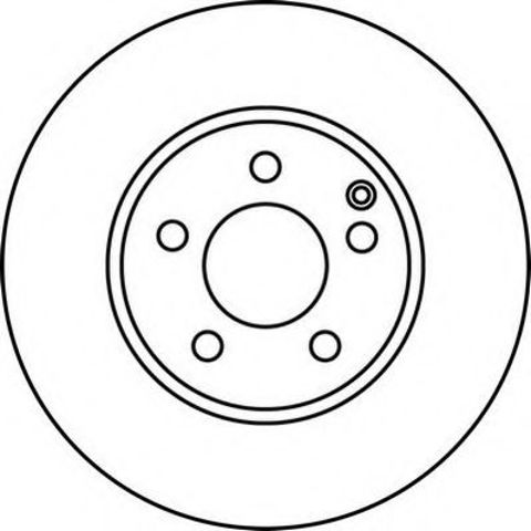 Гальмівний диск передній mercedes e-class (w211, s211) (2002->) 562212JC