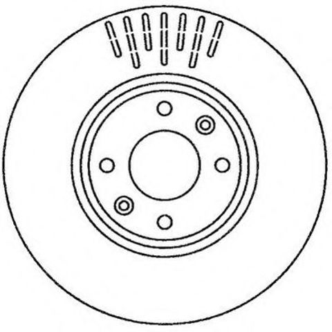 Гальмо дискове переднє 562267JC BENDIX