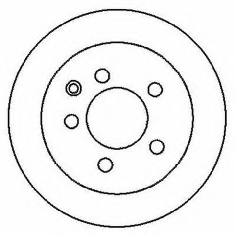 Диск заднього гальма 562280JC BENDIX