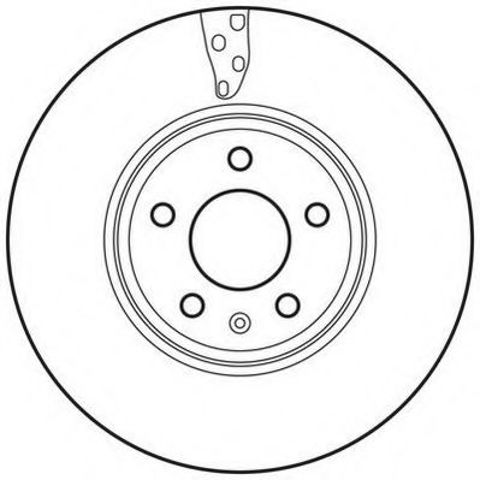 Гальмівний диск передній audi a4, a5 562466JC