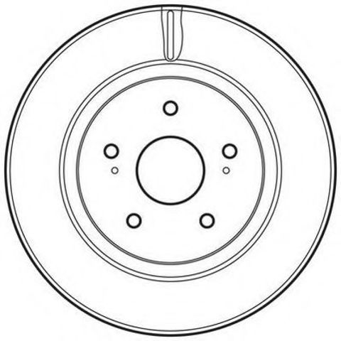 Гальмівний диск передній suzuki grand vitara ii (2005->) 562632JC