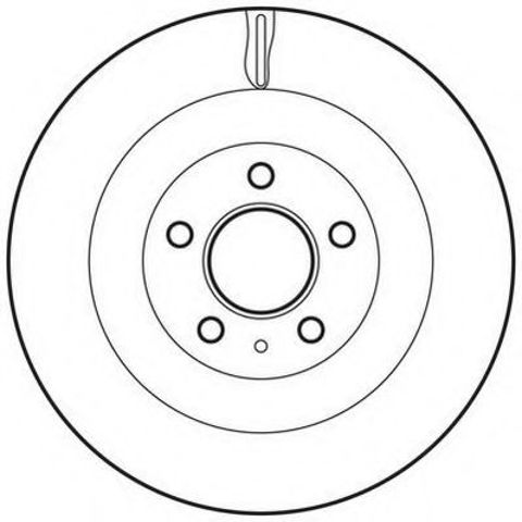 Гальмівний диск задній audi a4 (b8), a7, q5 562645JC