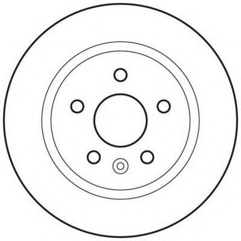 Гальмівний диск задній opel astra j, mokka / cherrolet cruze, aveo, trax 562651JC