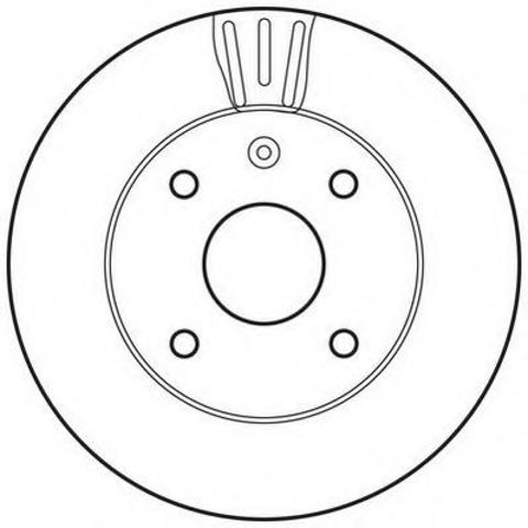 Гальмівний диск передній chevrolet epica, evanda, lacetti, tacuma / dodge neon 562662JC